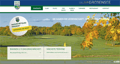 Desktop Screenshot of gc-grossensee.de